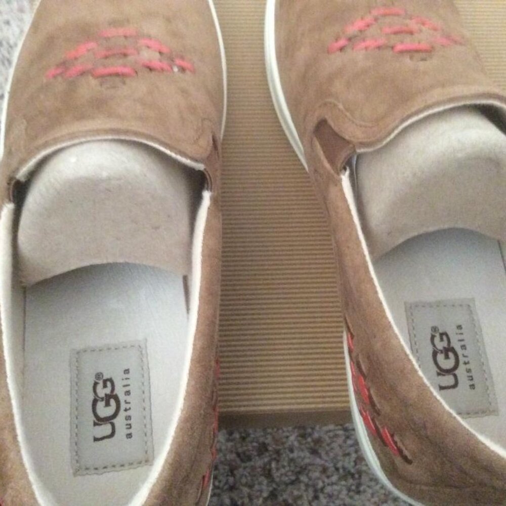 UGG 'Fierce Rustic Weave' Water Resistant Slip-On Sneaker-Brand New - Picture 7 of 7